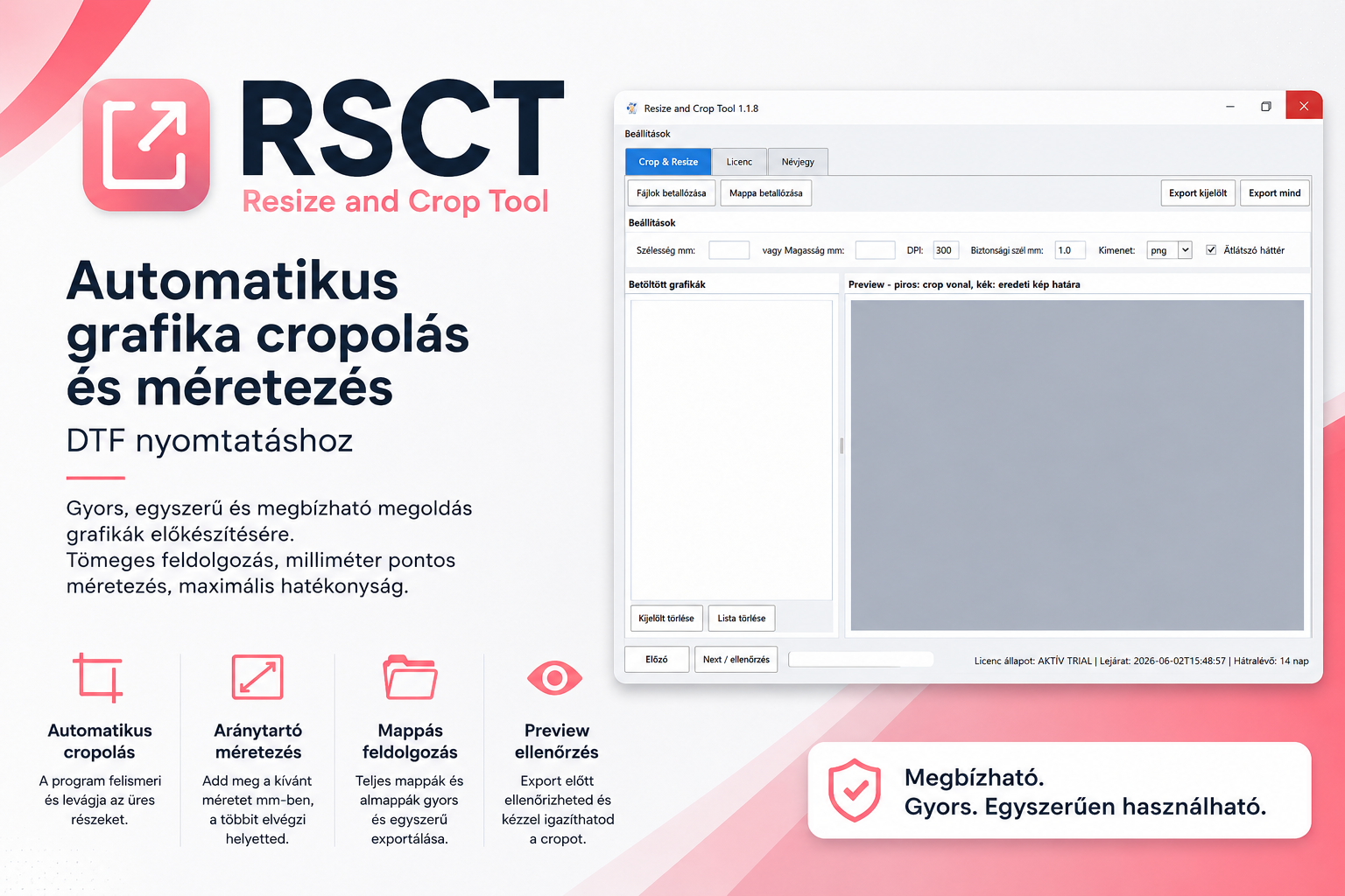 Resize and Crop Tool program
